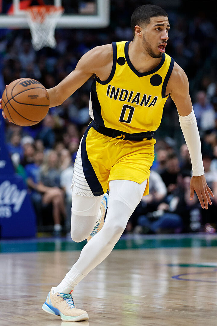 Indiana Pacers Basketball Team Tyrese Haliburton Athlete Poster Wall Art Print Home Wall Decor