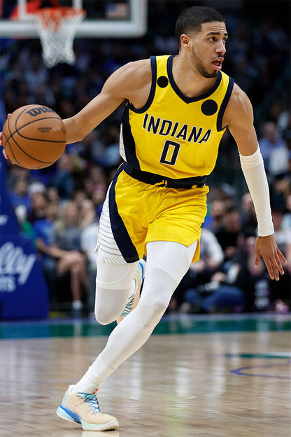 Indiana Pacers Basketball Team Tyrese Haliburton Athlete Poster Wall Art Print Home Wall Decor