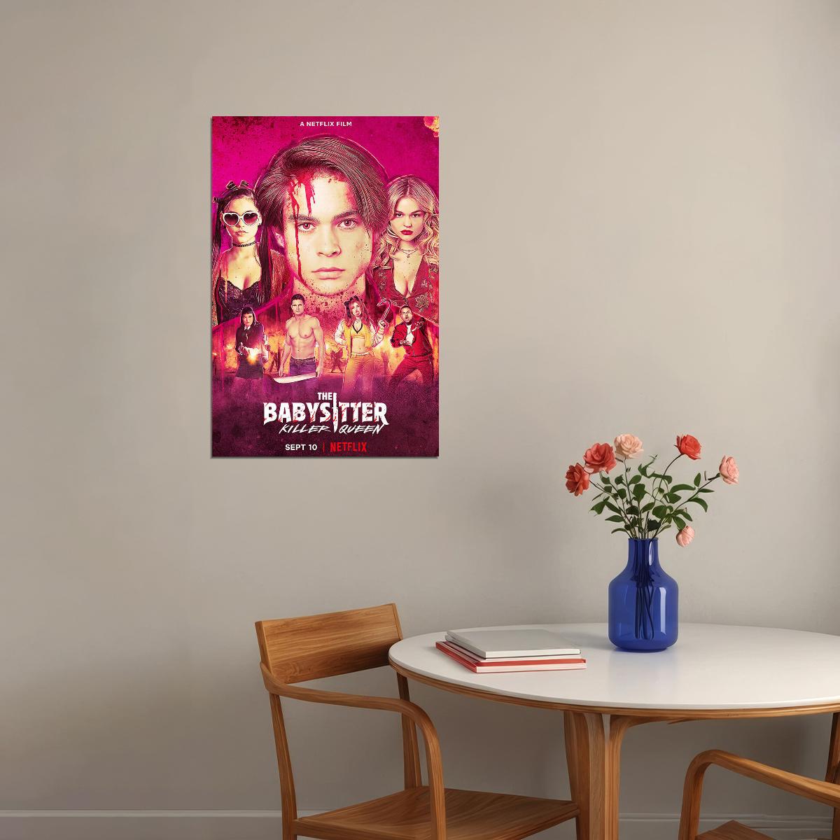 The Babysitter Killer Queen Movie Comedy Horror Poster Wall Art Print Home Wall Decor