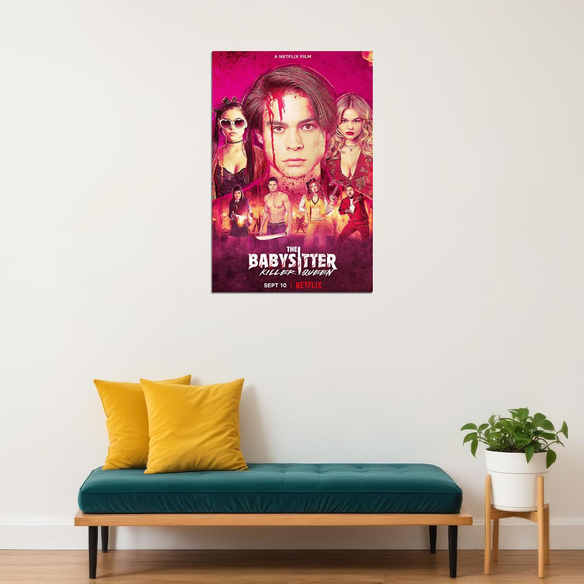 The Babysitter Killer Queen Movie Comedy Horror Poster Wall Art Print Home Wall Decor