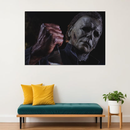 Halloween Movie Horror Action Michael Myers Poster Wall Art Print Home Wall Decor