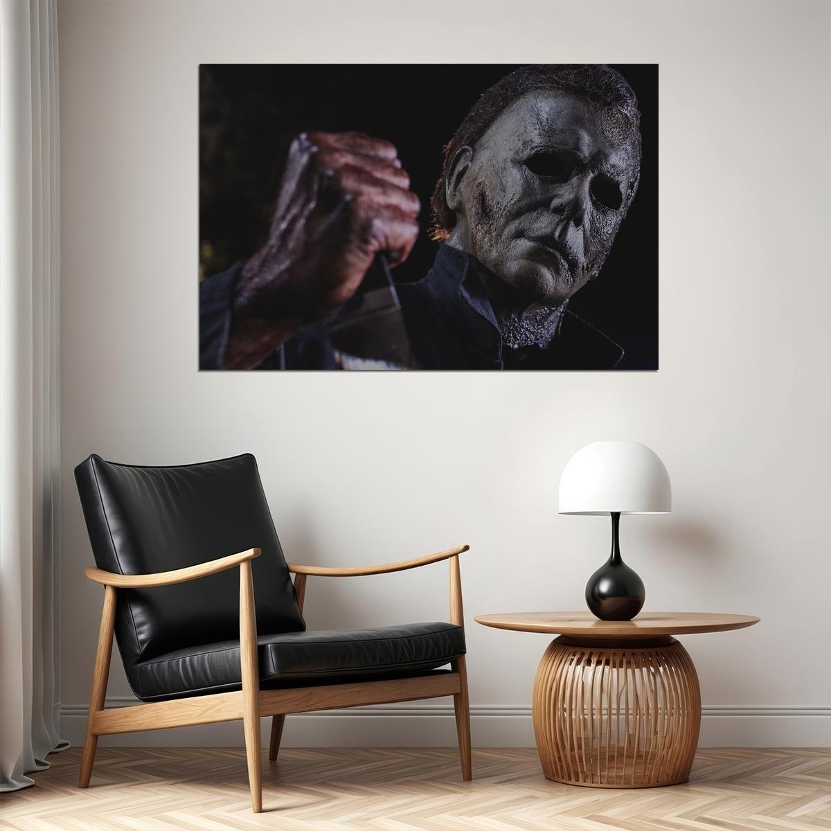 Halloween Movie Horror Action Michael Myers Poster Wall Art Print Home Wall Decor