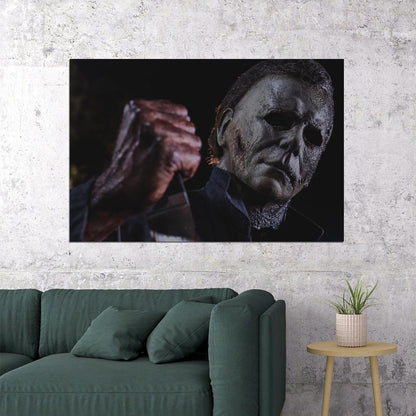 Halloween Movie Horror Action Michael Myers Poster Wall Art Print Home Wall Decor