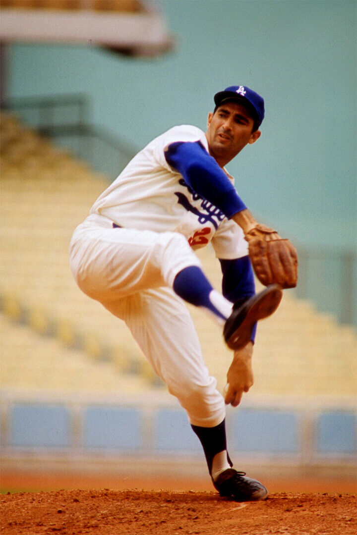 Sandy Koufax Celebrity American Baseball Player Poster Wall Art Print Home Wall Decor