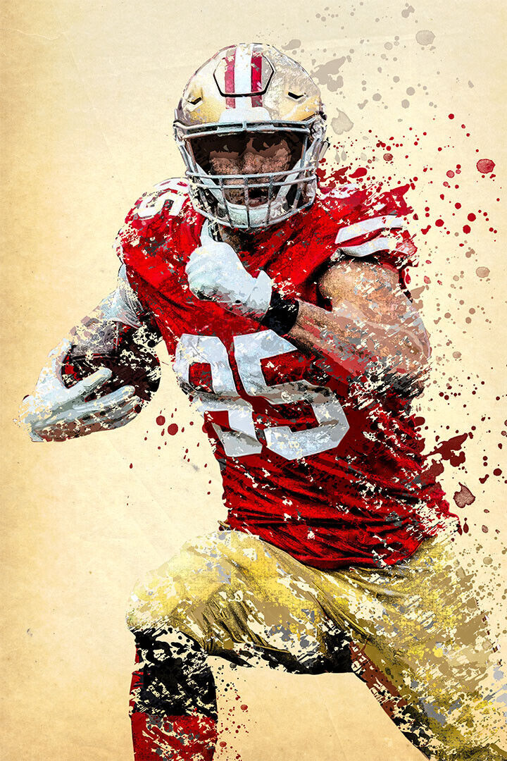 San Francisco 49ers George Kittle American Football Player Poster Wall Art Print Home Wall Decor