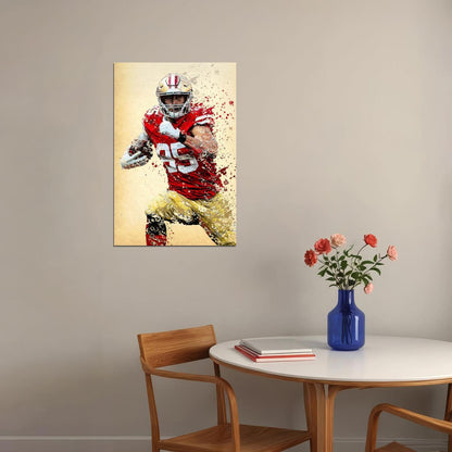 San Francisco 49ers George Kittle American Football Player Poster Wall Art Print Home Wall Decor