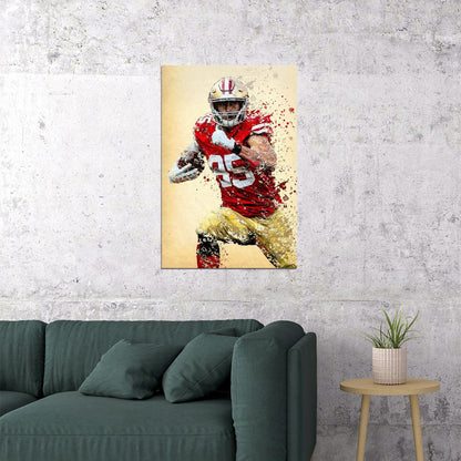 San Francisco 49ers George Kittle American Football Player Poster Wall Art Print Home Wall Decor