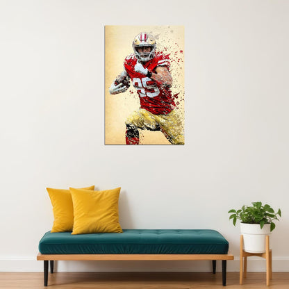 San Francisco 49ers George Kittle American Football Player Poster Wall Art Print Home Wall Decor