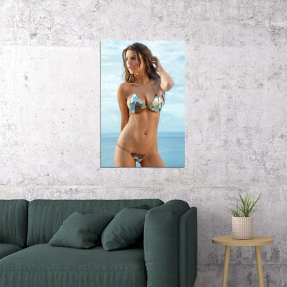 Emily Ratajkowski Cinema Actress Model Artist Poster Wall Art Print Home Wall Decor