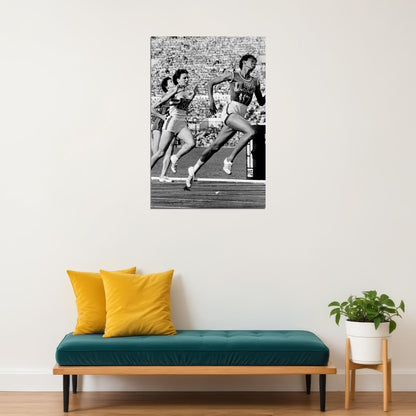 Wilma Rudolph Track And Field Sports Poster Wall Art Print Home Wall Decor