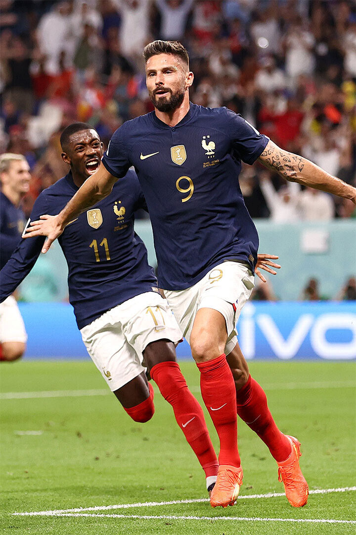 Olivier Giroud France National Team World Soccer Fans Poster Wall Art Print Home Wall Decor