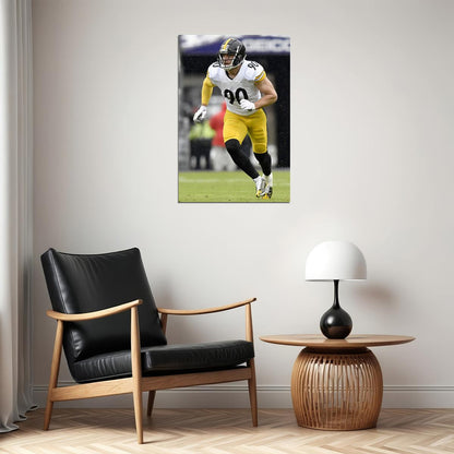 Pittsburgh Steelers T.j. Watt American Football Player Poster Wall Art Print Home Wall Decor