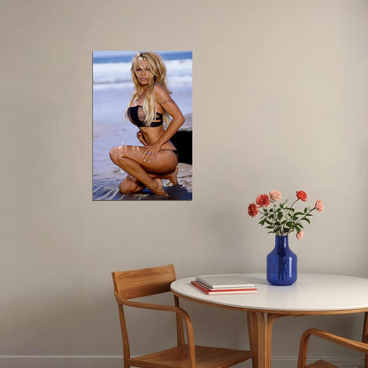 Pamela Anderson 80s 90s Movie Actor Hot Model Poster Wall Art Print Home Wall Decor