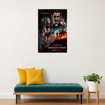 Midnight Mass Movie Drama Fantasy Horror Poster Wall Art Print Home Wall Decor