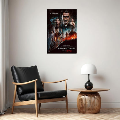 Midnight Mass Movie Drama Fantasy Horror Poster Wall Art Print Home Wall Decor