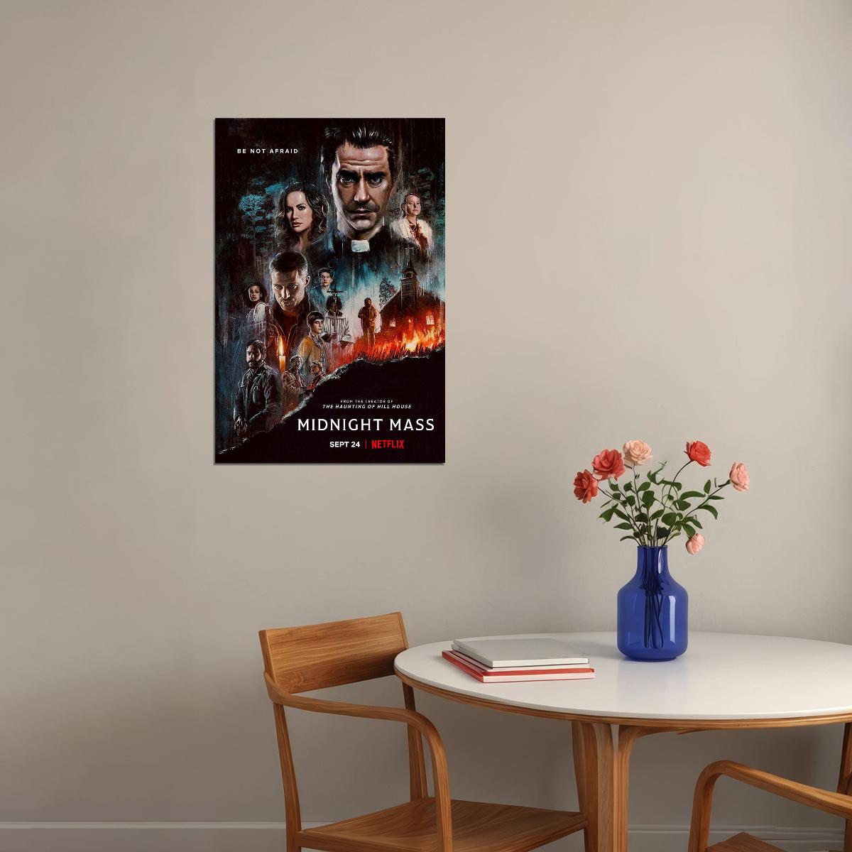 Midnight Mass Movie Drama Fantasy Horror Poster Wall Art Print Home Wall Decor