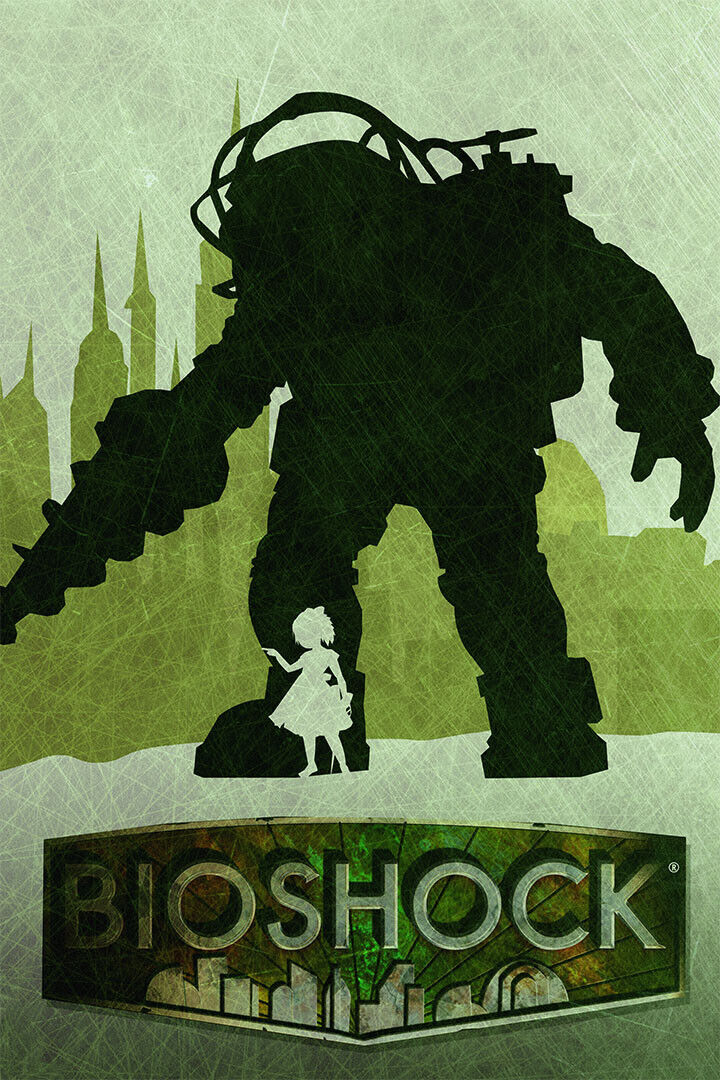 Bioshock Rpg Video Game Adventure Poster Wall Art Print Home Wall Decor