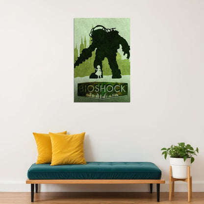 Bioshock Rpg Video Game Adventure Poster Wall Art Print Home Wall Decor