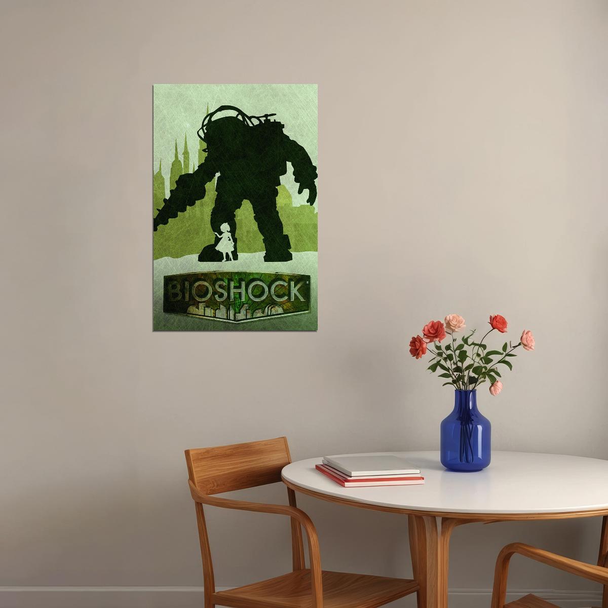 Bioshock Rpg Video Game Adventure Poster Wall Art Print Home Wall Decor