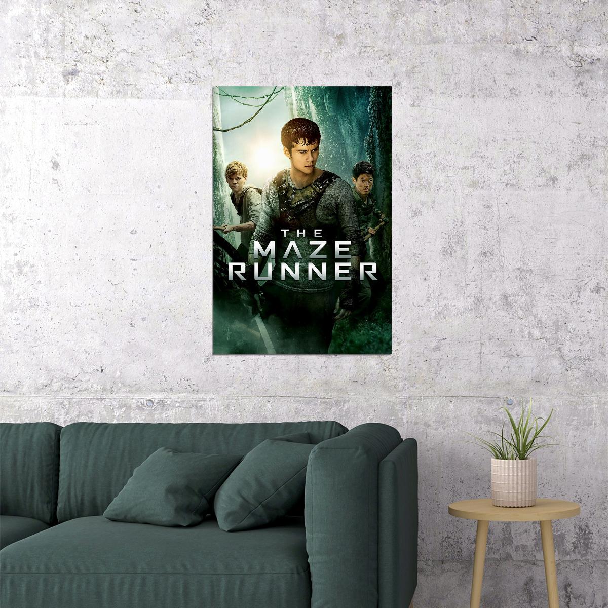 The Maze Runner Movie Dylan O'brien Mystery Poster Wall Art Print Home Wall Decor