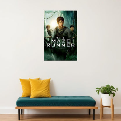 The Maze Runner Movie Dylan O'brien Mystery Poster Wall Art Print Home Wall Decor