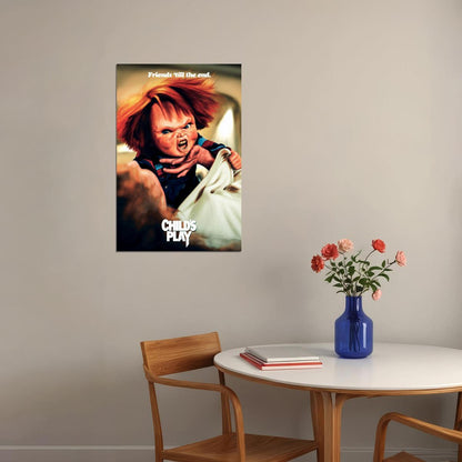 Horror Movie Chucky Childs Play Thriller Poster Wall Art Print Home Wall Decor