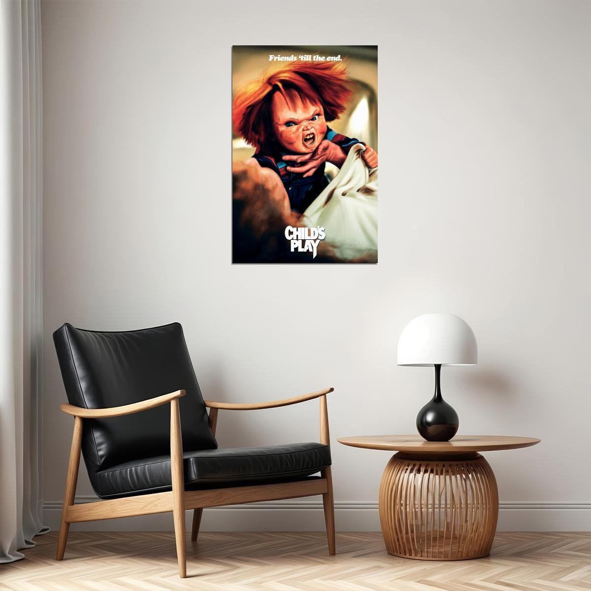 Horror Movie Chucky Childs Play Thriller Poster Wall Art Print Home Wall Decor