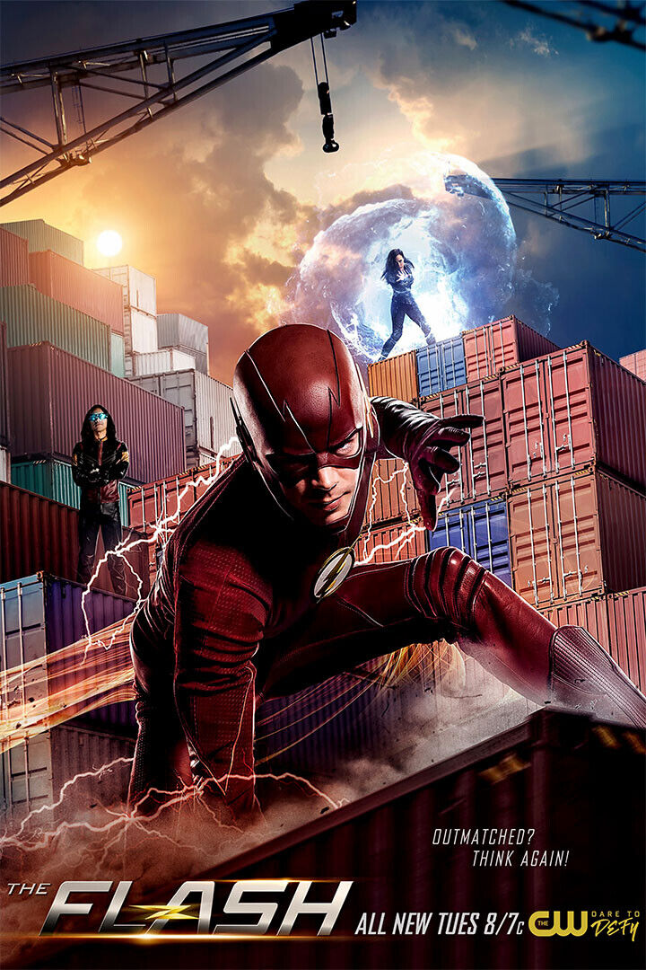 The Flash Season 4 2 Tv Series Shows Superhero Drama Poster Wall Art Print Home Wall Decor