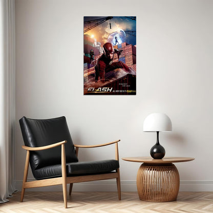 The Flash Season 4 2 Tv Series Shows Superhero Drama Poster Wall Art Print Home Wall Decor