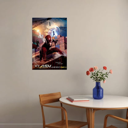 The Flash Season 4 2 Tv Series Shows Superhero Drama Poster Wall Art Print Home Wall Decor