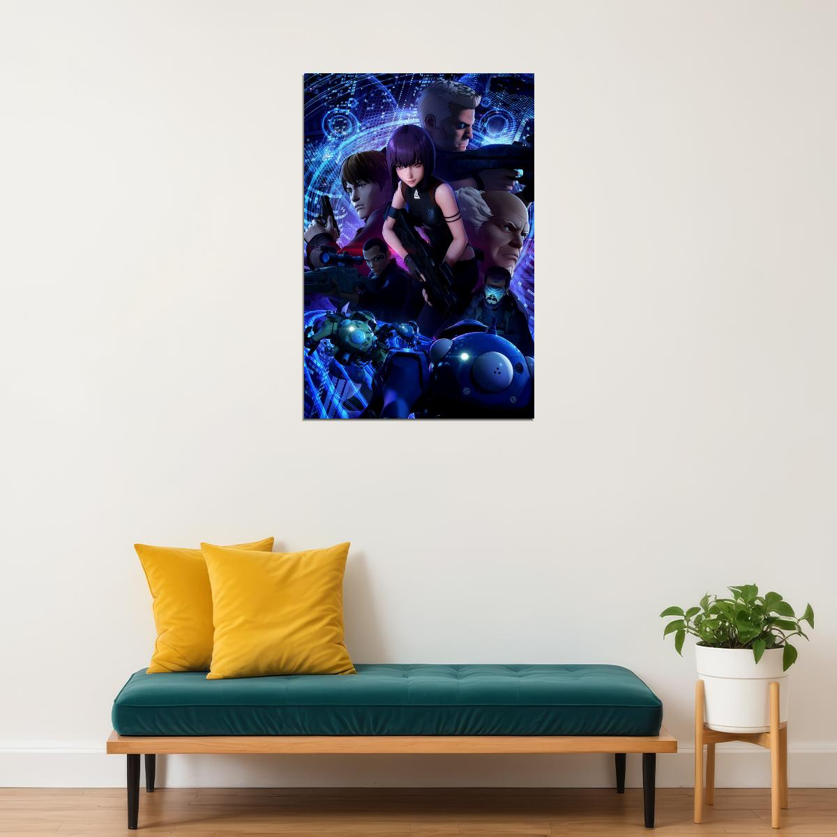 Ghost In The Shell Movie Sac 2045 Animation Action Poster Wall Art Print Home Wall Decor