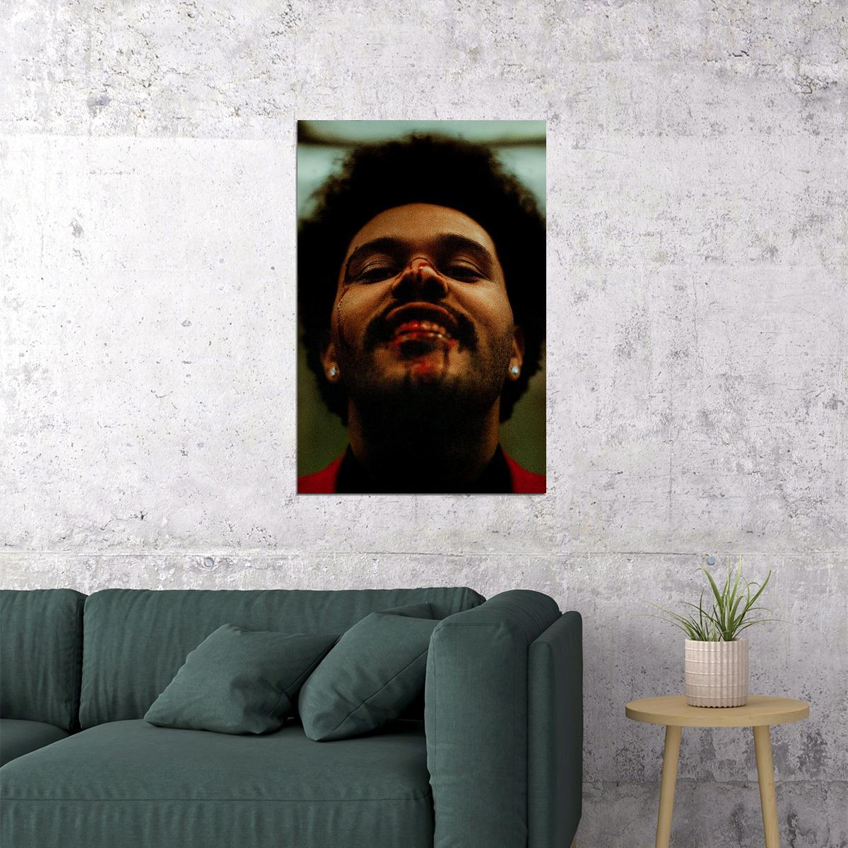 The Weeknd Album After Hours Deluxe Singer Poster Wall Art Print Home Wall Decor