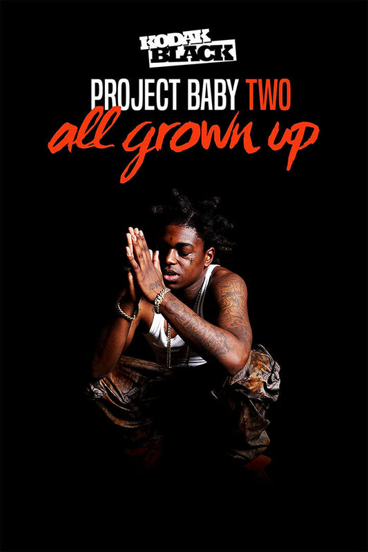 Kodak Black Project Baby 2 2020 Rap Album Singer Poster Wall Art Print Home Wall Decor