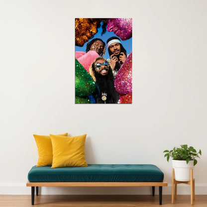 Flatbush Zombies Vacation In Hell 2020 Rap Album Singer Poster Wall Art Print Home Wall Decor