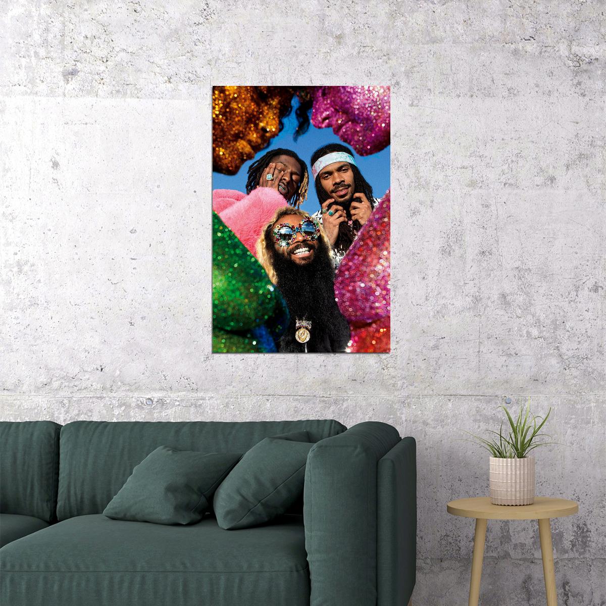 Flatbush Zombies Vacation In Hell 2020 Rap Album Singer Poster Wall Art Print Home Wall Decor