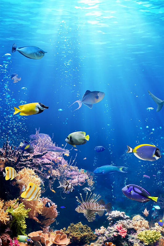 Underwater Sea Life Water Animals Poster Wall Art Print Home Wall Decor