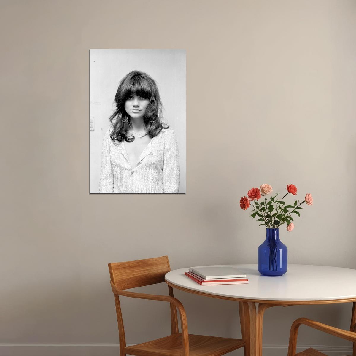 Country Rock Singer Linda Ronstadt Attractive Poster Wall Art Print Home Wall Decor