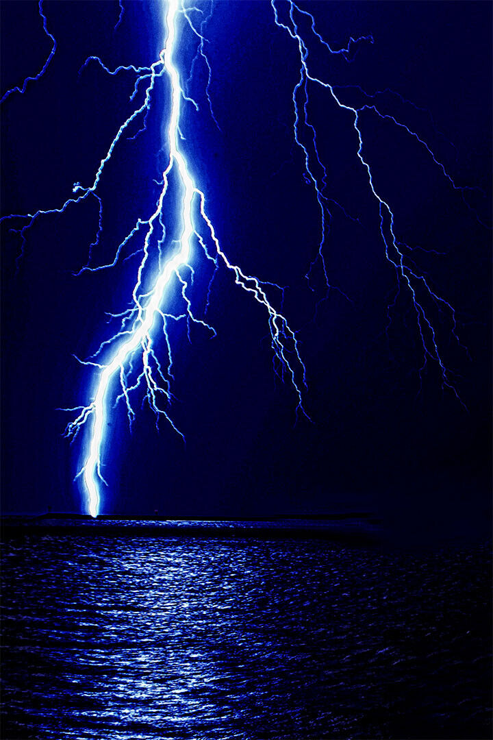 The Power Of Nature Lightning Photo Picture Poster Wall Art Print Home Wall Decor