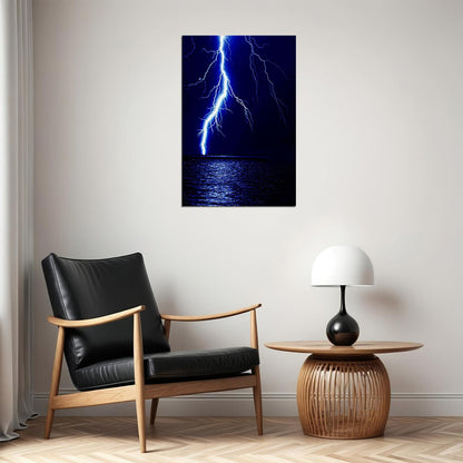 The Power Of Nature Lightning Photo Picture Poster Wall Art Print Home Wall Decor