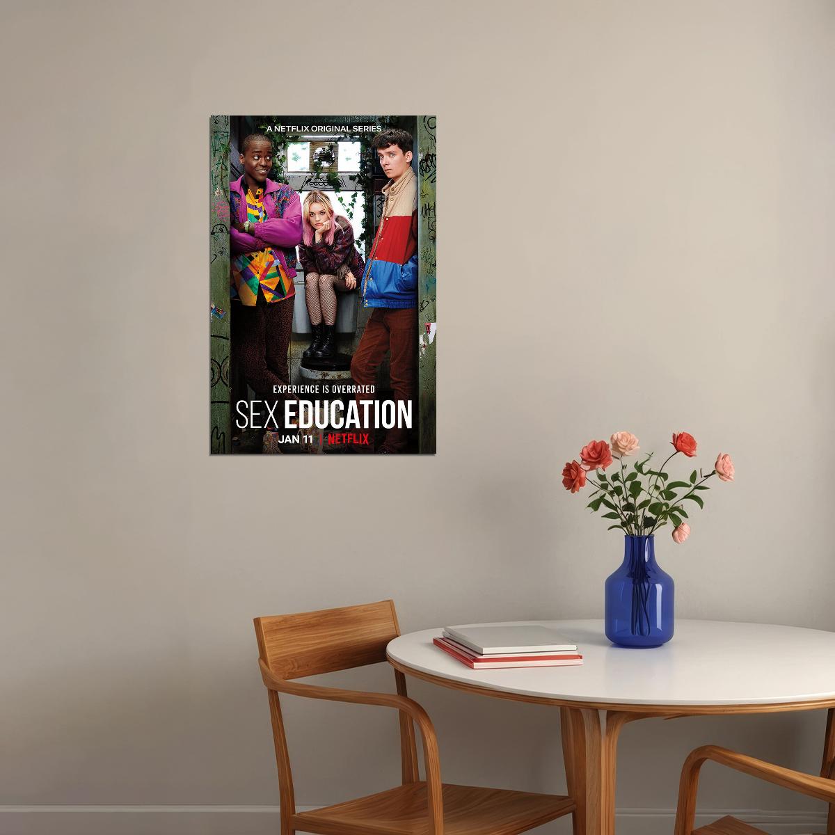 Sex Education Movie Comedy Drama Poster Wall Art Print Home Wall Decor