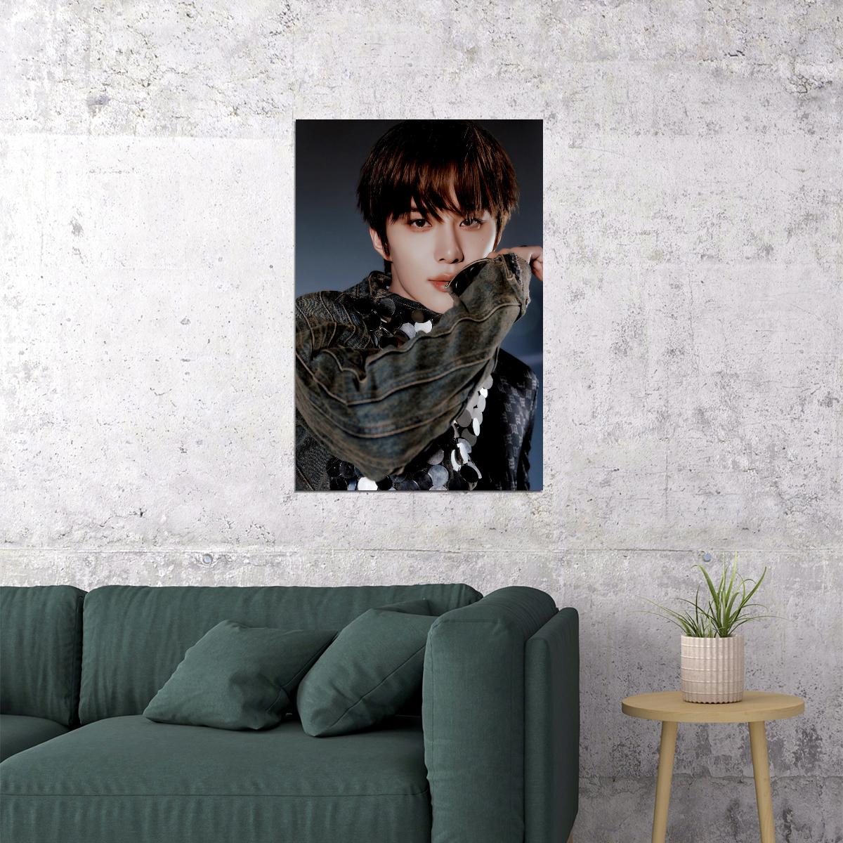 NCT 127 Jungwoo Kpop Boy Band Poster Fact Check MV Teaser Photo Kpop Photocard Collectible Viral Cyberpunk Fashion Photocard Style Wall Art