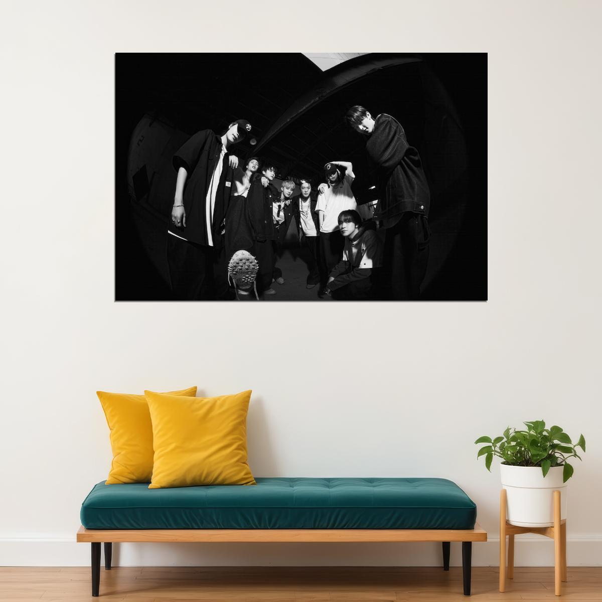 NCT 127 Kpop Boy Band Poster Walk Walking Club Photo Kpop Idol Fashion Print Trendy Kpop Photocard Style Wall Art