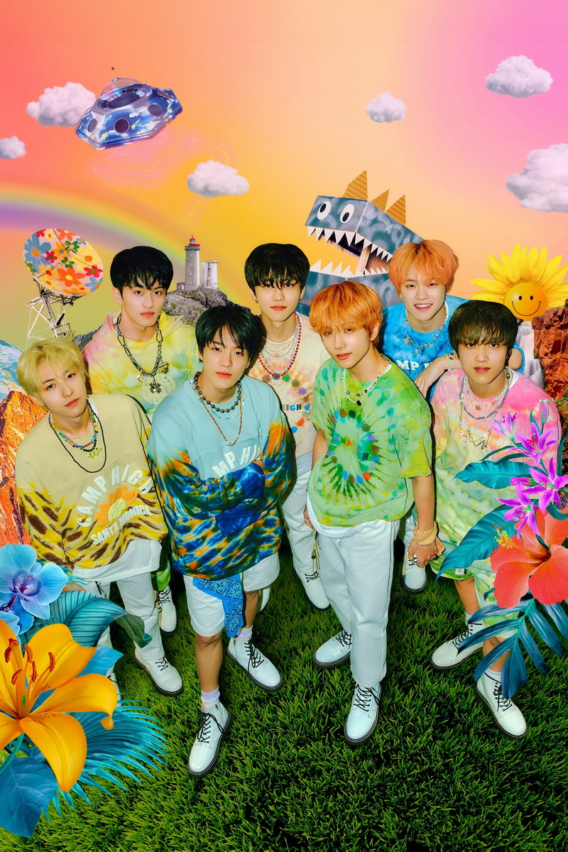 NCT Dream Group Photo Kpop Poster Collectible Iconic Teaser Photo Aesthetic Summer Theme Kpop Photocard Style Wall Art