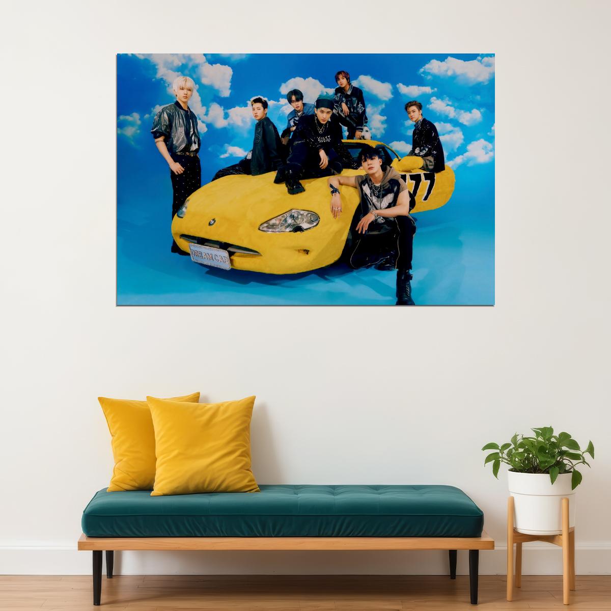 NCT Dream Kpop Boy Band Poster Collectible Group Concept Photo Trendy Summer Vibes Aesthetic Wall Art Photocard Style Decor