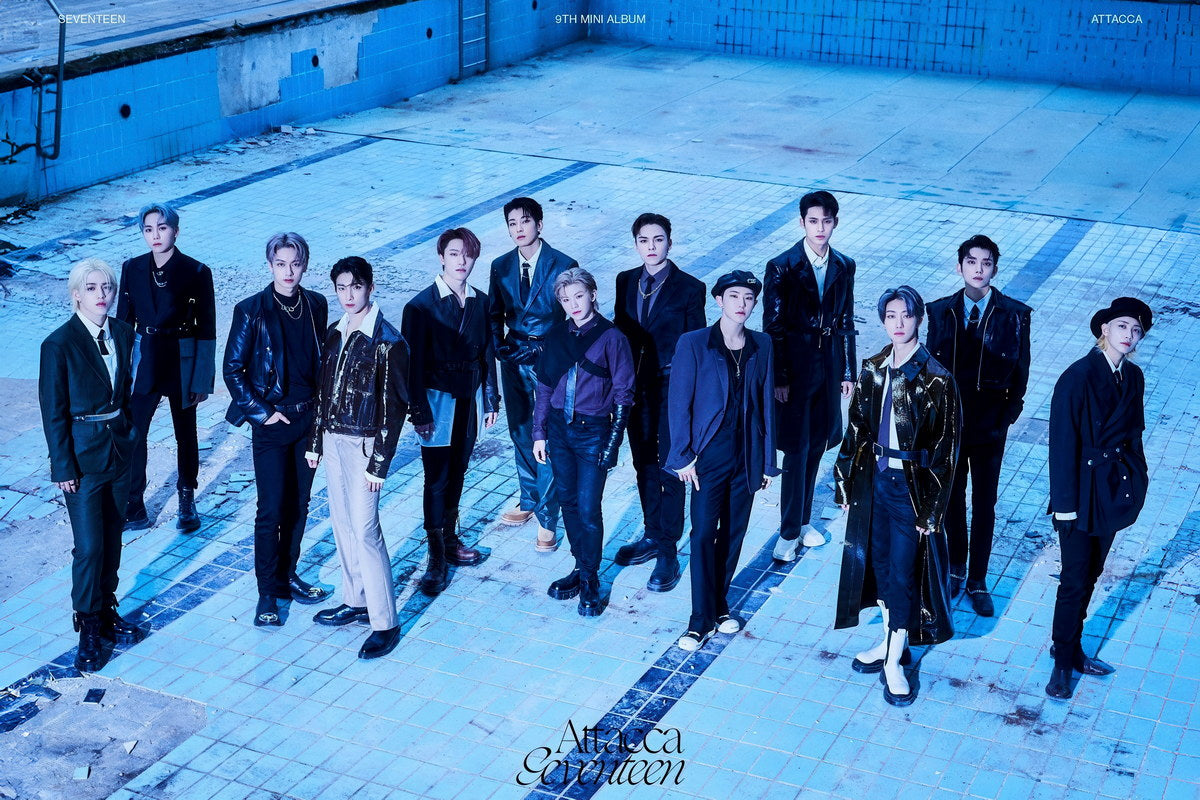 Seventeen Attaca Photo Music Poster KPop Aesthetic Kpop Male Boys Group Boy Band Trendy Photocard Style Wall Decor for Kpop Fans