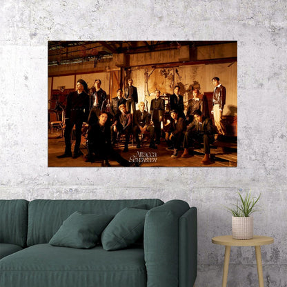 Seventeen Attaca Photo Music Poster KPop Aesthetic Kpop Male Boys Group Boy Band Trendy Photocard Style Wall Decor for Kpop Fans