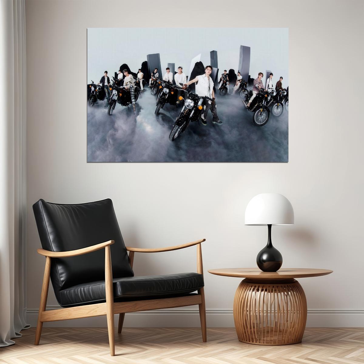 Seventeen FACE THE SUN Photo Music Poster KPop Aesthetic Kpop Male Boys Group Boy Band Trendy Photocard Style Wall Decor for Kpop Fans