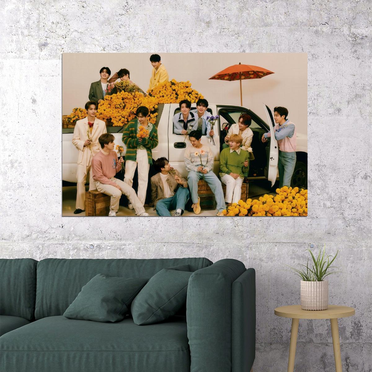 Seventeen Your Choice Photo Music Poster KPop Aesthetic Kpop Male Boys Group Boy Band Trendy Photocard Style Wall Decor for Kpop Fans