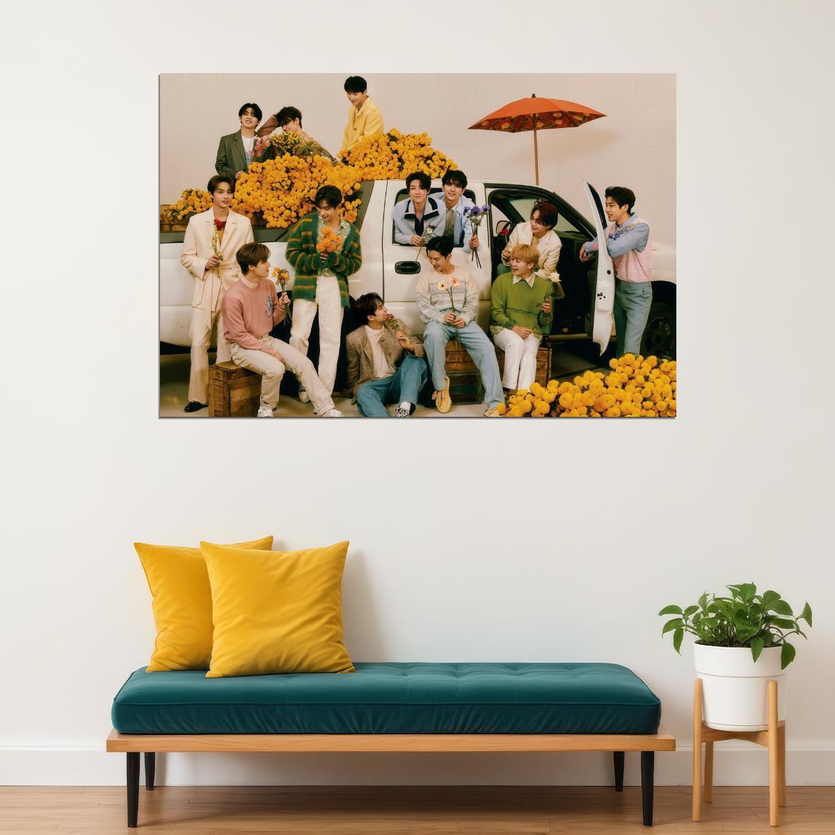 Seventeen Your Choice Photo Music Poster KPop Aesthetic Kpop Male Boys Group Boy Band Trendy Photocard Style Wall Decor for Kpop Fans