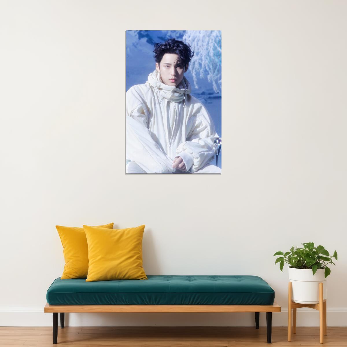 MINGYU Seventeen SECTOR 17 Concept Photo Music Poster KPop Aesthetic Kpop Male Boys Group Boy Band Trendy Photocard Style for Kpop Fans